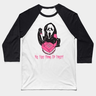 No You Hang Up First Ghost Calling Halloween Baseball T-Shirt